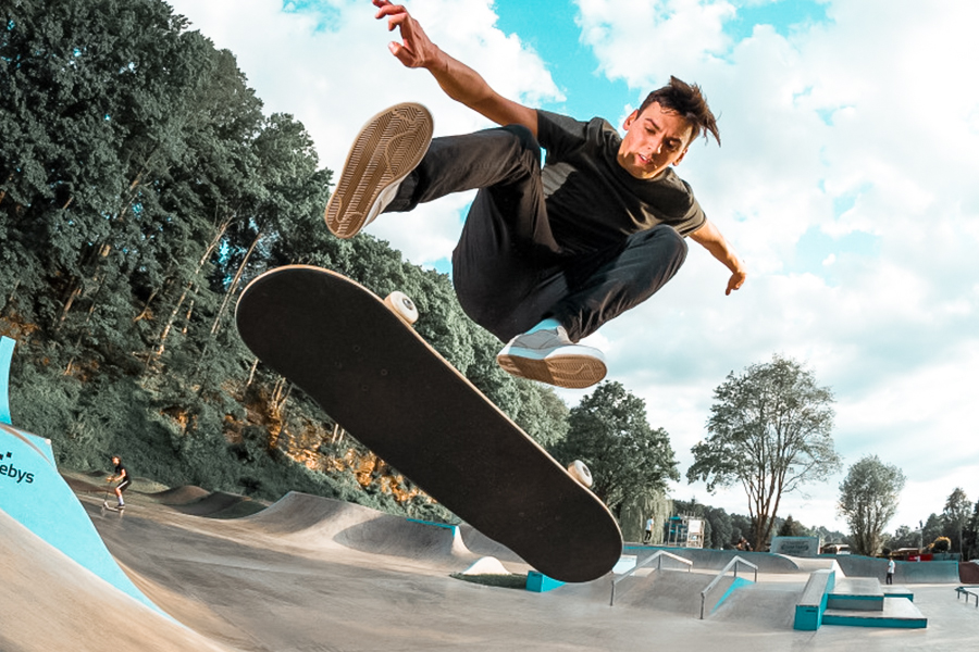 Skatepark in de buurt van camping Le Giessen Alsace